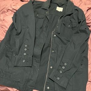 Collared utility jacket
